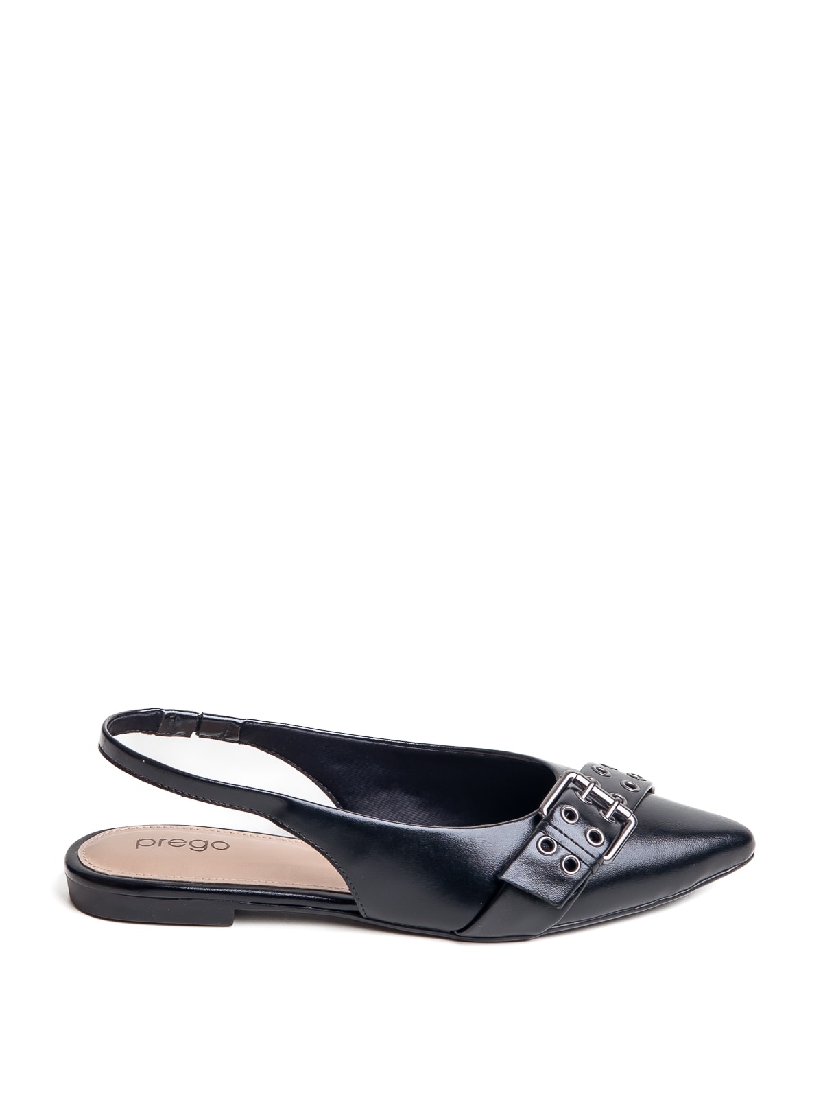 Sapatilha Slingback Fivela Ilhós Transversal 866075 | Prego